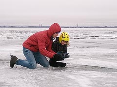 Эол учится барабанить на&nbsp;льдинах