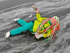 Маша на&nbsp;«макаронном льду»